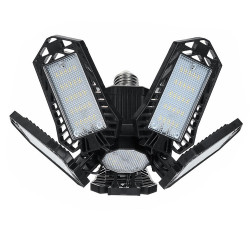 LED лампа за гараж с 5 регулируеми рамена, E27, 80 W