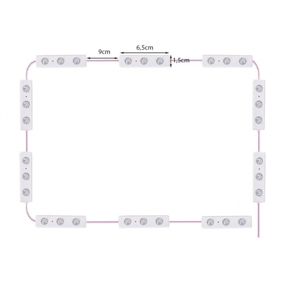 LED лампи за огледало