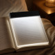 LED лампа за четене на книга с прозрачен панел 17×11 см