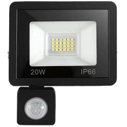 LED Прожектор 20W със Сензор