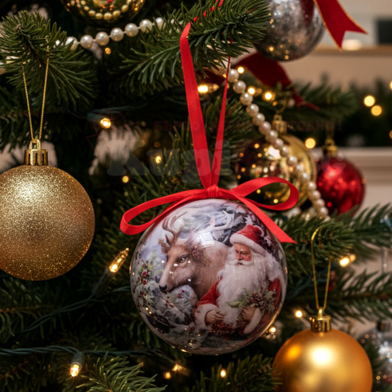 Луксозна Коледна топка за закачане