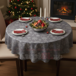Луксозни покривки за маса в сребрист цвят