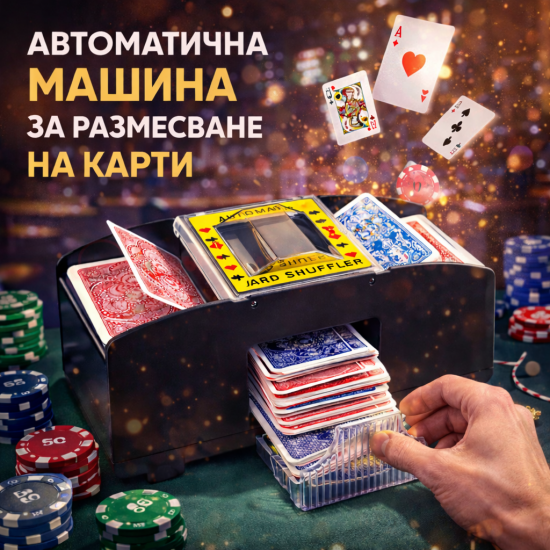 Машина за размесване на карти