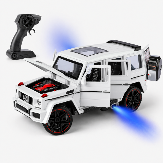 Метален автомобил Mercedes G-Class 1:24 с радиоконтрол