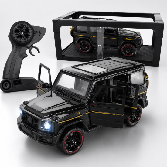 Метален автомобил Mercedes G-Class 1:24 с радиоконтрол