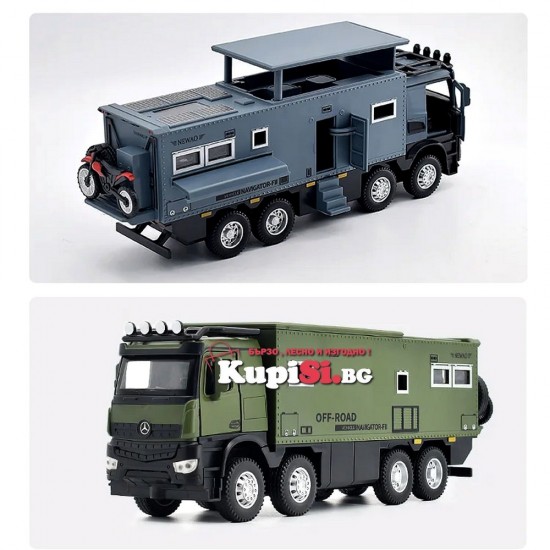 Метален кемпер камион Mercedes Off-Road 