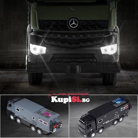 Метален кемпер камион Mercedes Off-Road 