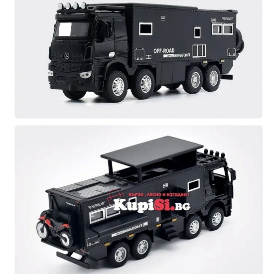 Метален кемпер камион Mercedes Off-Road 