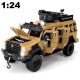 Метален военен джип - 1:24 мащаб