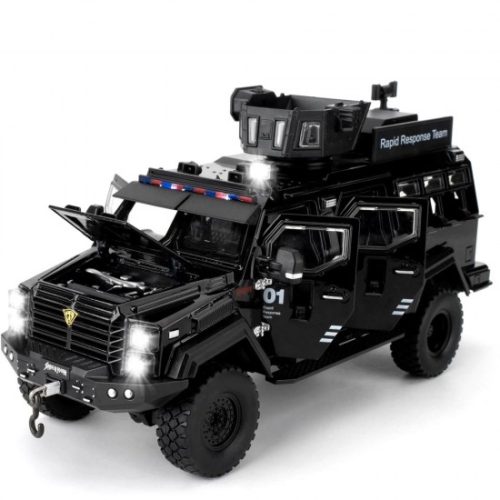 Метален военен джип - 1:24 мащаб