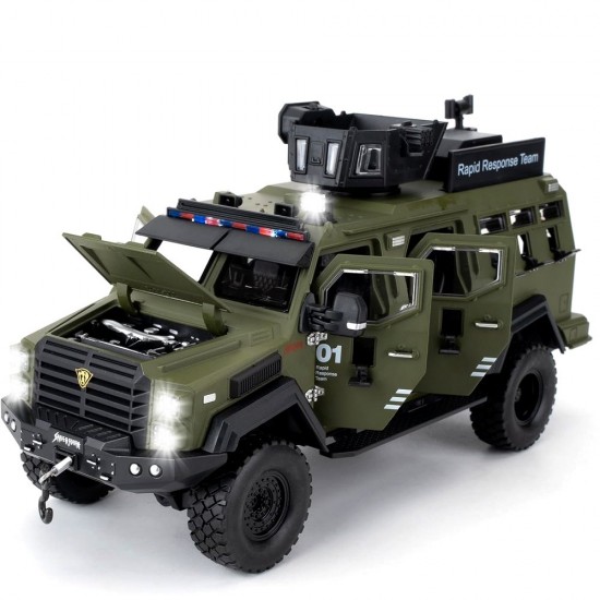 Метален военен джип - 1:24 мащаб