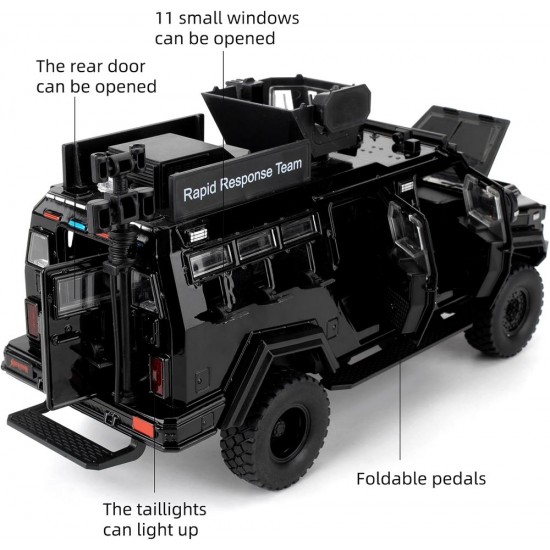 Метален военен джип - 1:24 мащаб