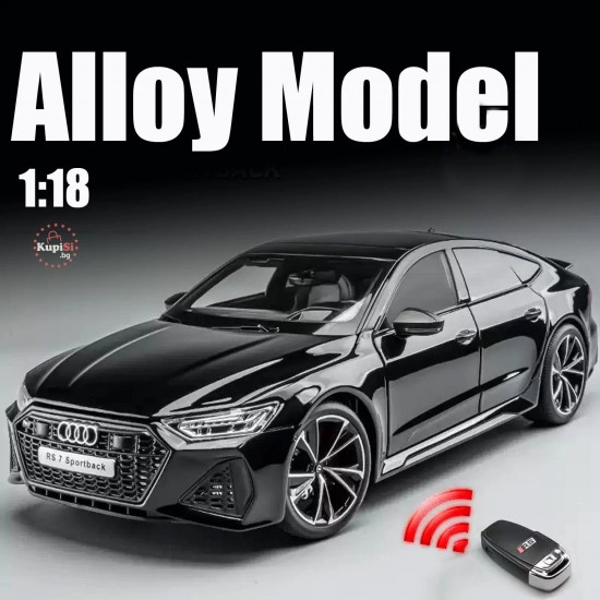 Метална кола 1:18 Audi RS7 с дистанционно