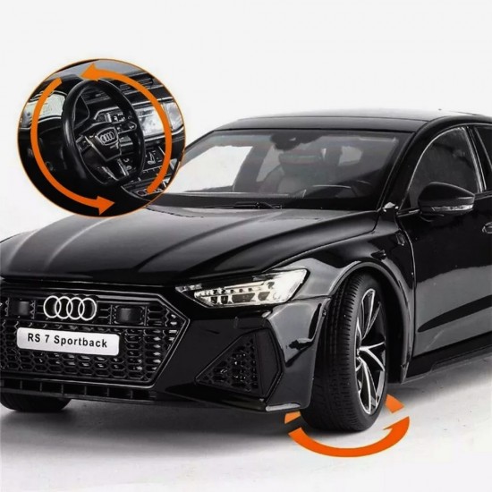 Метална кола 1:18 Audi RS7 с дистанционно