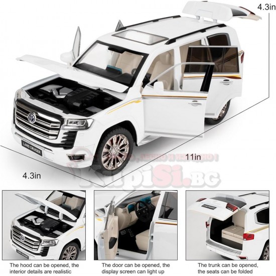 Метална кола 1:18 - Toyota Land Cruiser