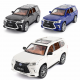 Метална кола 1:24 – Lexus LX570 с димящ ефект