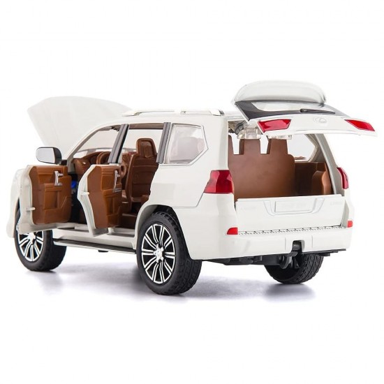 Метална кола 1:24 – Lexus LX570 с димящ ефект