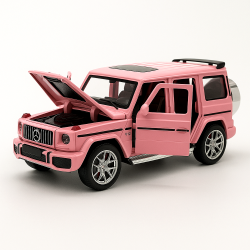 Метална кола Mercedes G-Class, Розов цвят