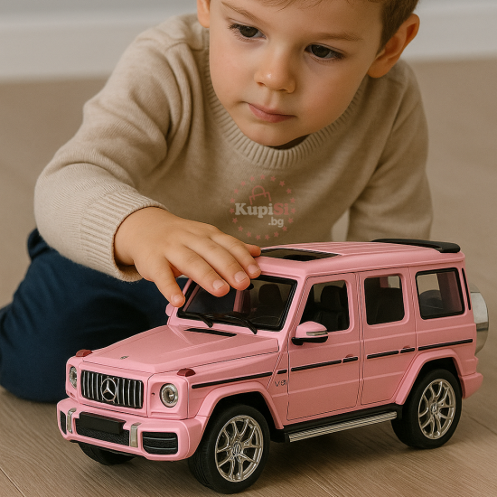 Метална кола Mercedes G-Class, Розов цвят