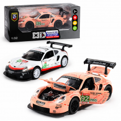 Метална състезателна кола Porsche 911 RSR –1:32