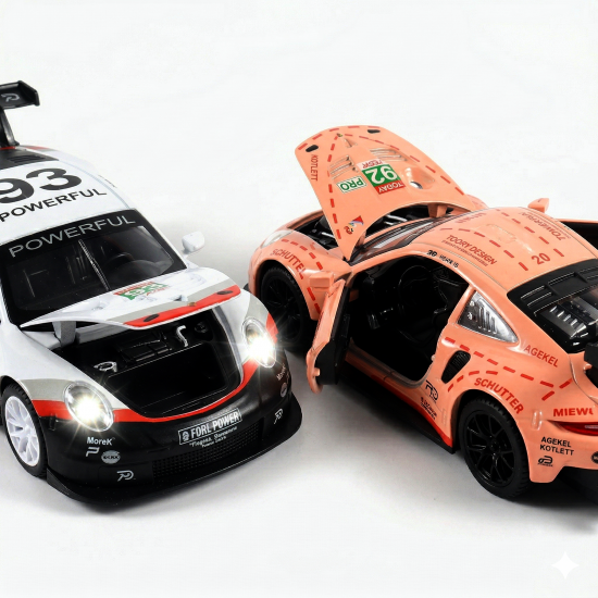 Метална състезателна кола Porsche 911 RSR –1:32