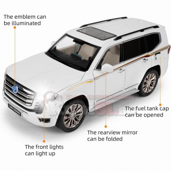 Метална кола 1:18 - Toyota Land Cruiser