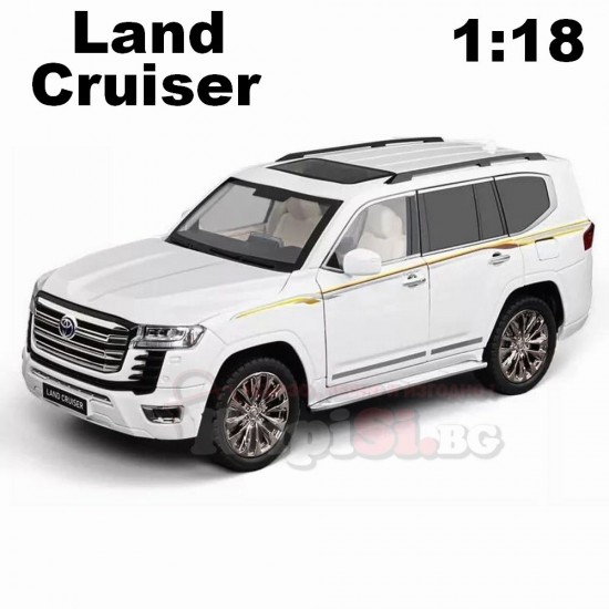 Метална кола 1:18 - Toyota Land Cruiser