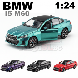 Метална количка 1/24 BMW i5 M60