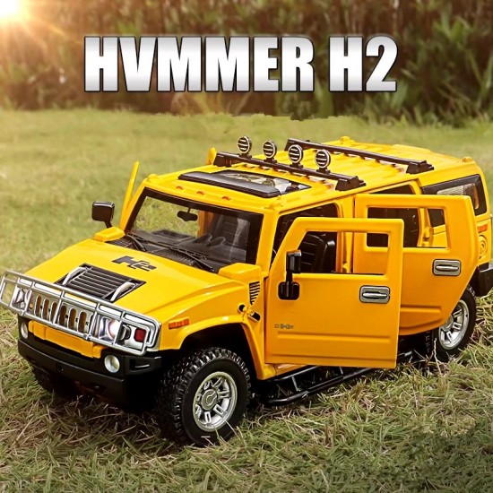 Метална количка - Hummer 1:18 