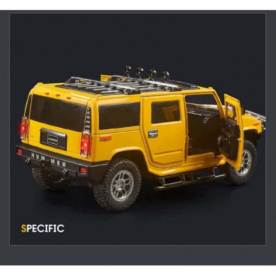 Метална количка - Hummer 1:18 