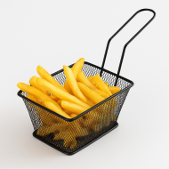 Метална кошничка за сервиране