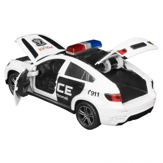 Метална полицейска количка със звук и светлини