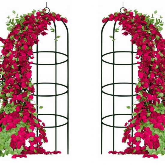 Метална стойка за увивни цветя