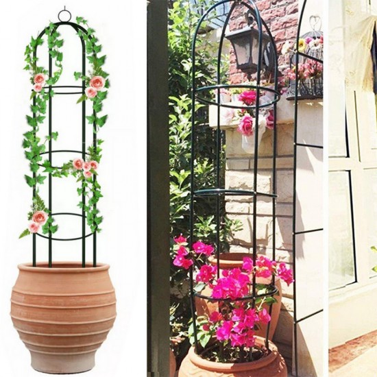 Метална стойка за увивни цветя