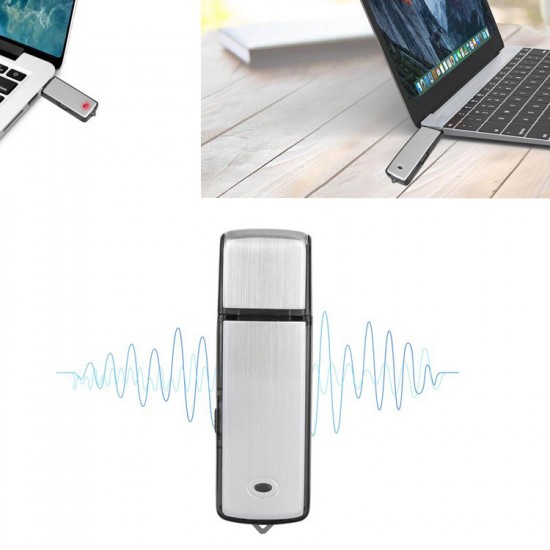 Мини шпионски диктофон флашка