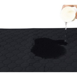 Многократна хигиенна подложка за кучета и животни (50х70 см) – Черна