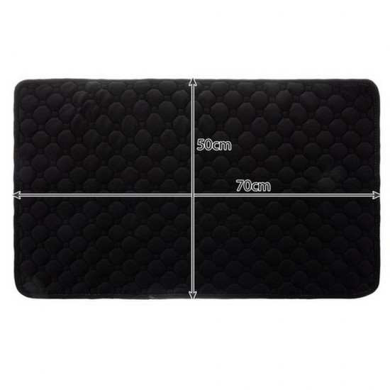 Многократна хигиенна подложка за кучета и животни (50х70 см) – Черна