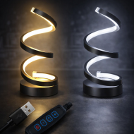 Луксозна нощна лампа - Спирала