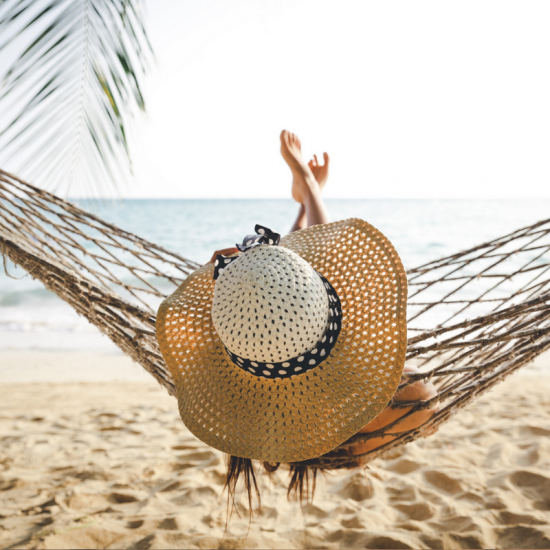 Мрежест градински хамак - 190х80 см