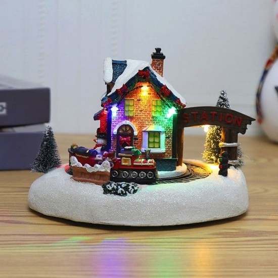 Коледно влакче с релси