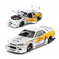 Метална кола Nissan Skyline GT-R R34, 1:24, Със звук