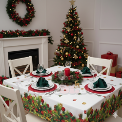 Новогодишна покривка  150 х 220