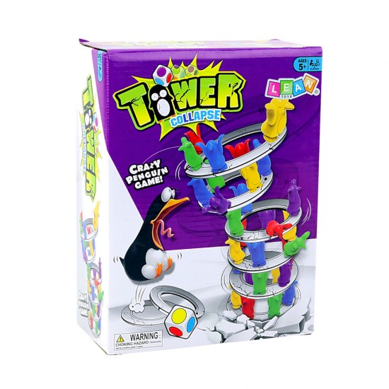 Пингвини върху кула – игра за баланс