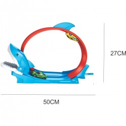 Детска състезателна писта Shark Track – С 360º лупинг и 2 колички