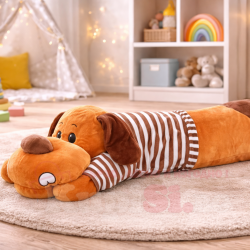 Плюшена играчка легнало куче