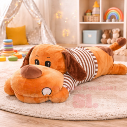 Плюшена играчка легнало куче