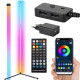 Ъглова RGB LED лампа за под 150 см