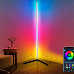 Ъглова RGB LED лампа за под 150 см