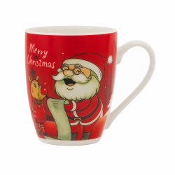 Порцеланова Коледна чаша с Дядо Коледа