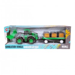 Играчка трактор с ремарке